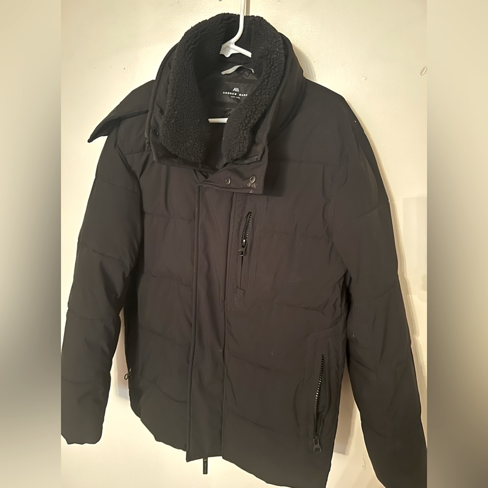 Andrew Marc puffer parka jacket coat
